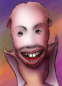 有名人の似顔絵