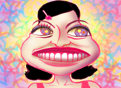 有名人の似顔絵