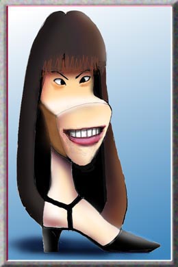 有名人の似顔絵