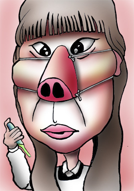 有名人の似顔絵