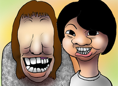 有名人の似顔絵