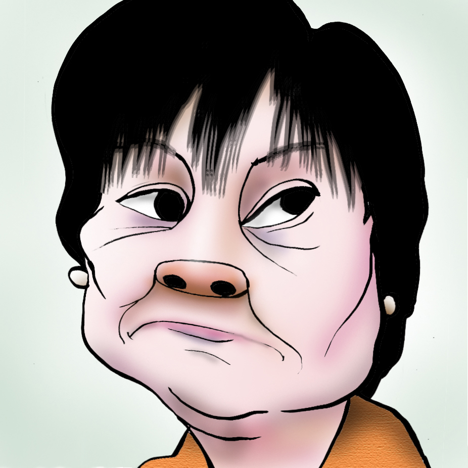 有名人の似顔絵