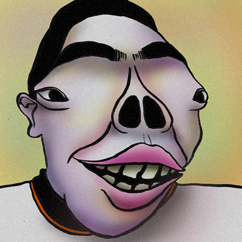 有名人の似顔絵