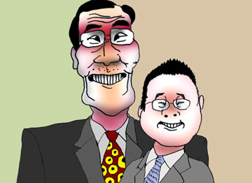 有名人の似顔絵