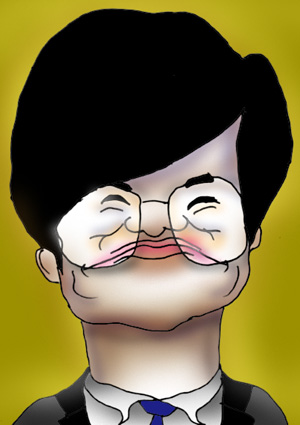 有名人の似顔絵