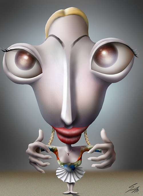 有名人の似顔絵