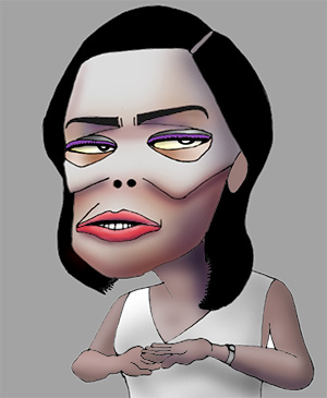 有名人の似顔絵