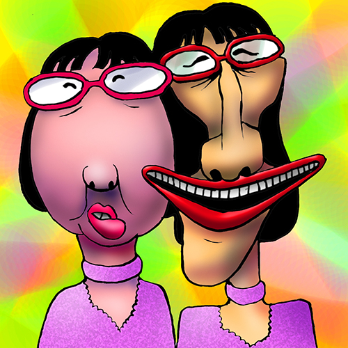 有名人の似顔絵