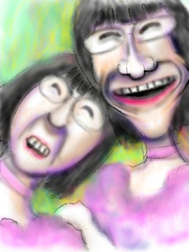 有名人の似顔絵