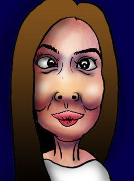 有名人の似顔絵