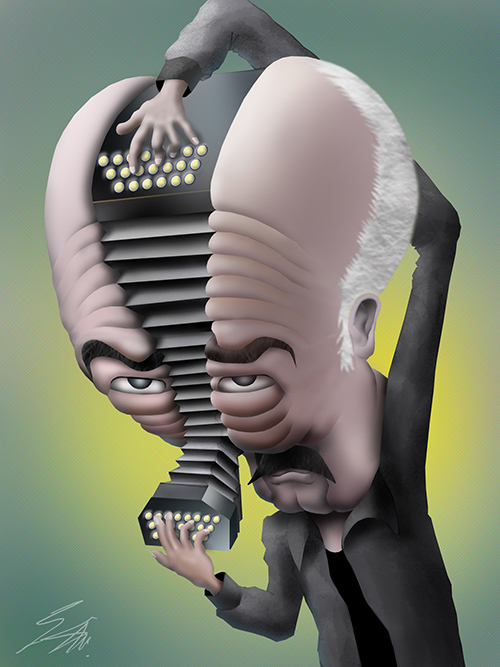 有名人の似顔絵