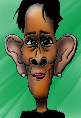 有名人の似顔絵