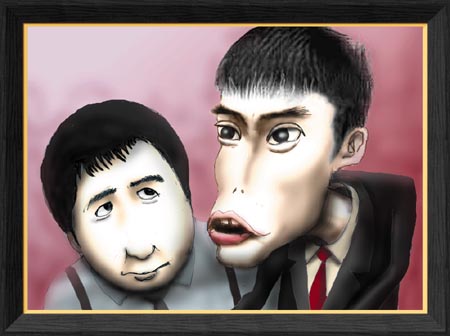 有名人の似顔絵