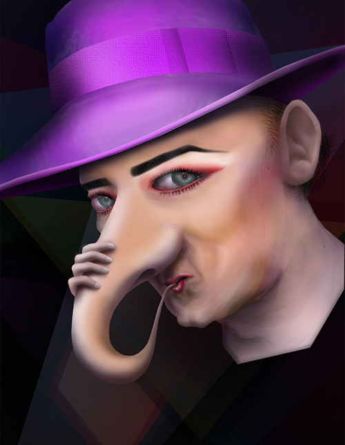 有名人の似顔絵