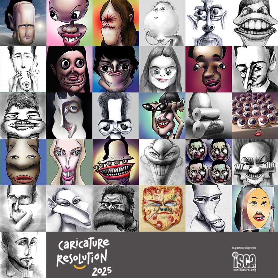 有名人の似顔絵