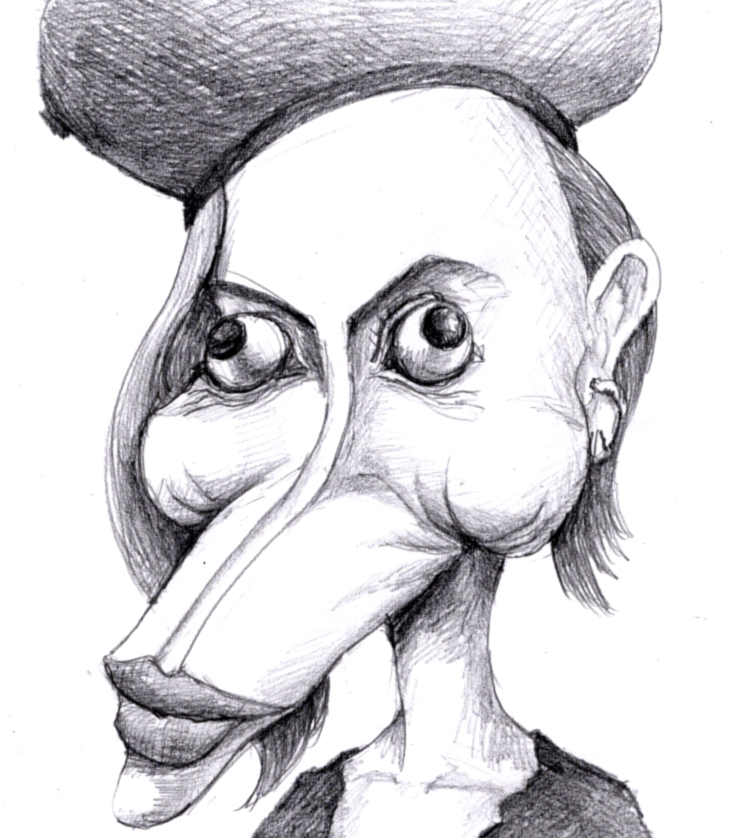 有名人の似顔絵