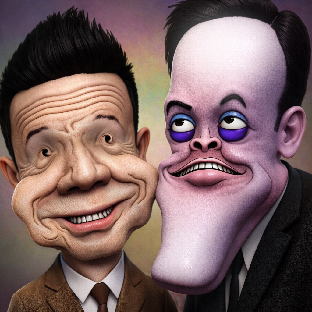 有名人の似顔絵