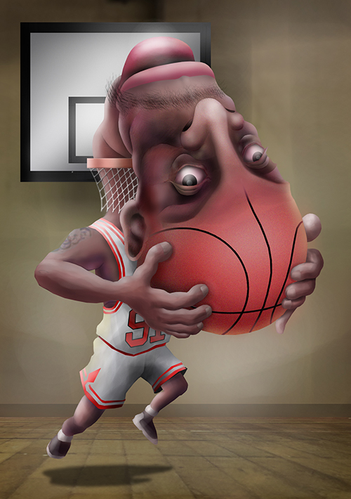 有名人の似顔絵