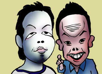 有名人の似顔絵