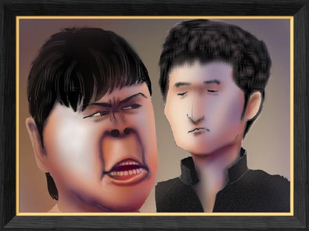 有名人の似顔絵