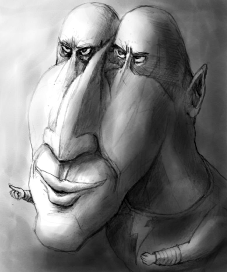 有名人の似顔絵