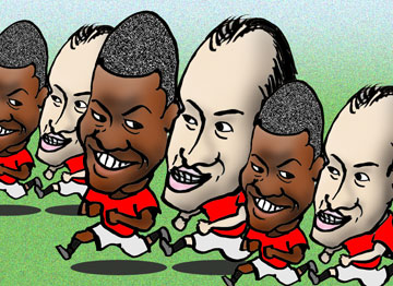 有名人の似顔絵