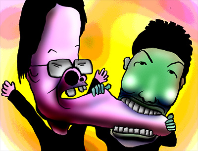 有名人の似顔絵