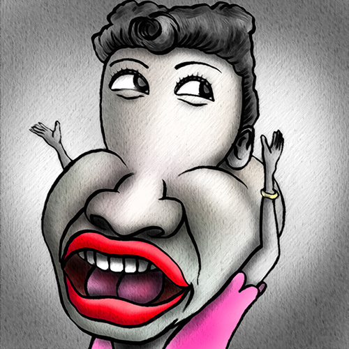 有名人の似顔絵