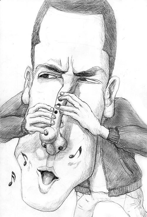 有名人の似顔絵