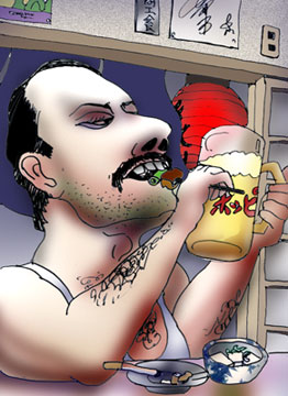 有名人の似顔絵