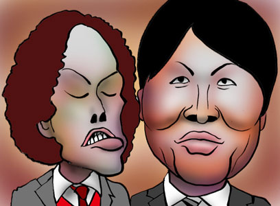 有名人の似顔絵