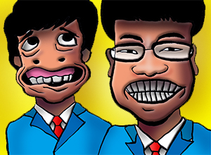 有名人の似顔絵