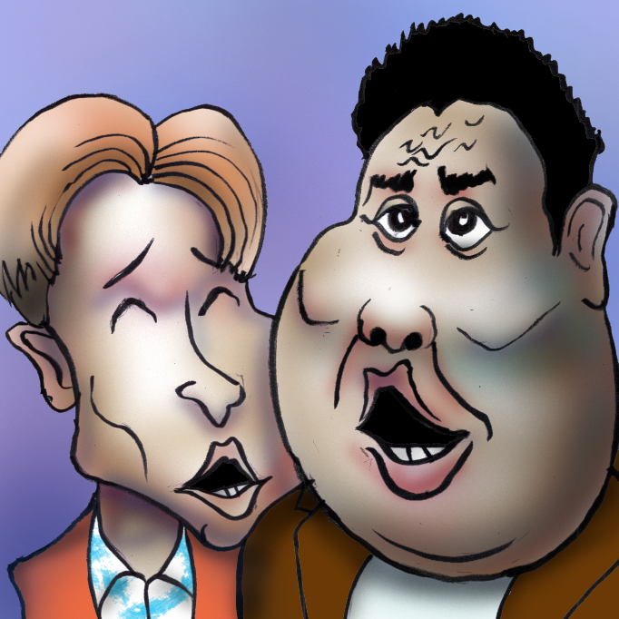 有名人の似顔絵