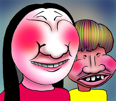 有名人の似顔絵