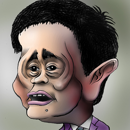 有名人の似顔絵