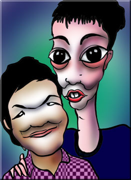 有名人の似顔絵