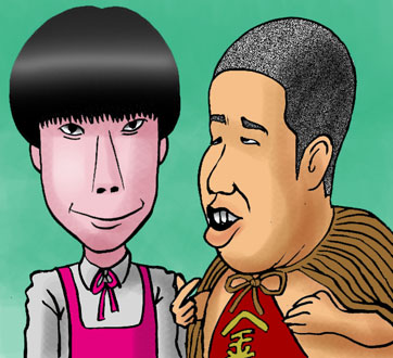 有名人の似顔絵