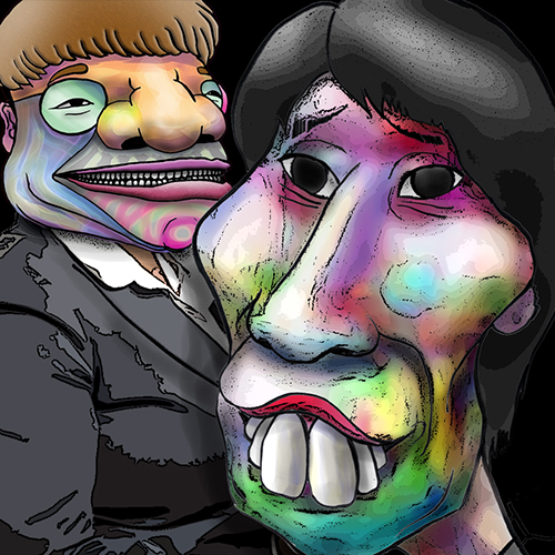 有名人の似顔絵