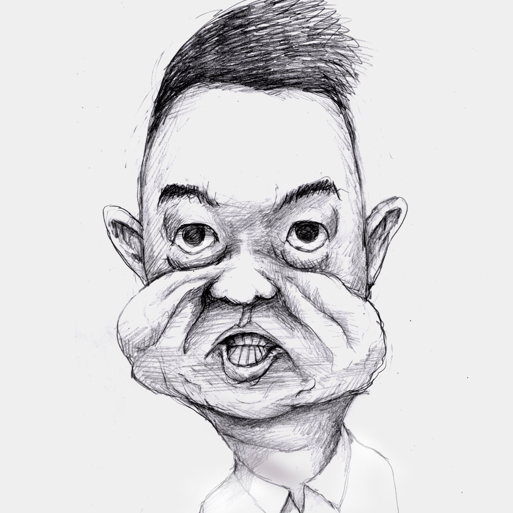 有名人の似顔絵