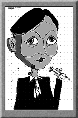 有名人の似顔絵