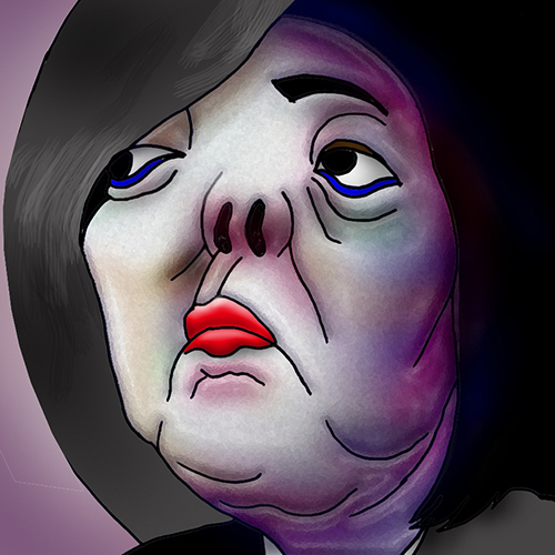 有名人の似顔絵