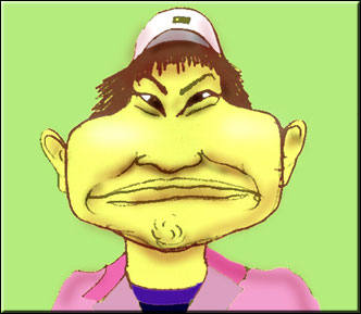 有名人の似顔絵