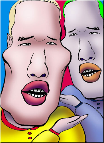 有名人の似顔絵