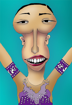 有名人の似顔絵