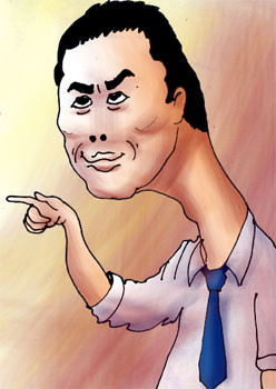 有名人の似顔絵