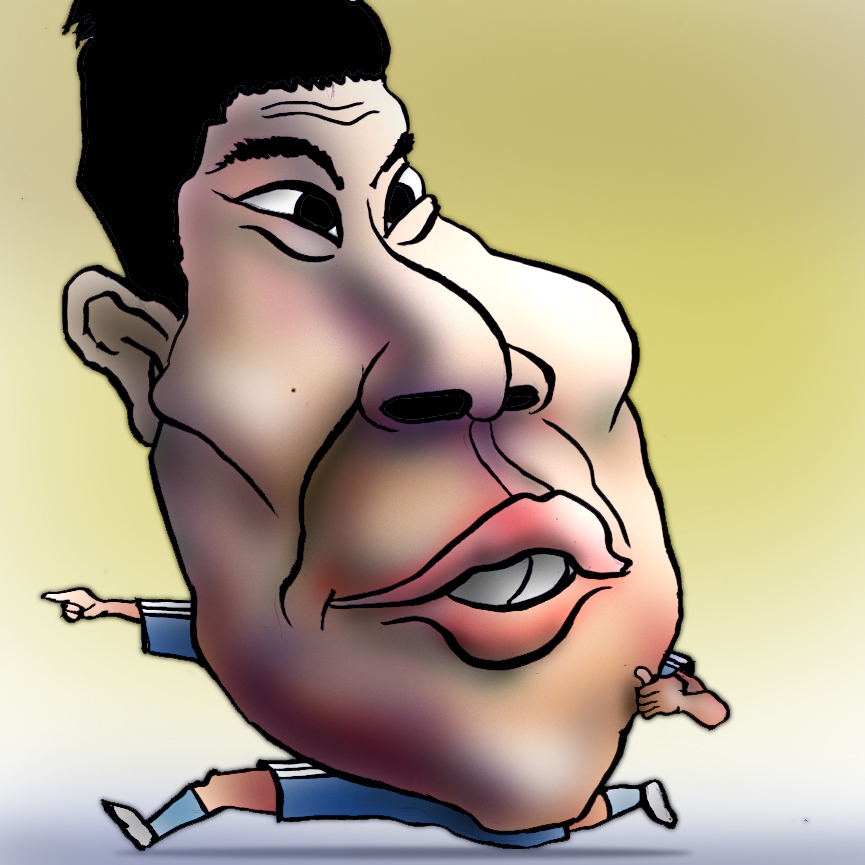 有名人の似顔絵