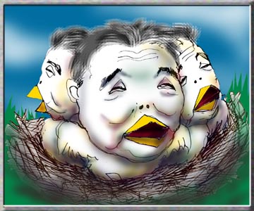 有名人の似顔絵