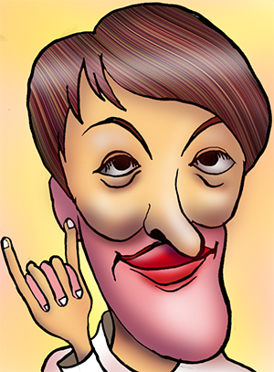 有名人の似顔絵