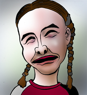 有名人の似顔絵