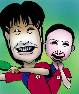 有名人の似顔絵